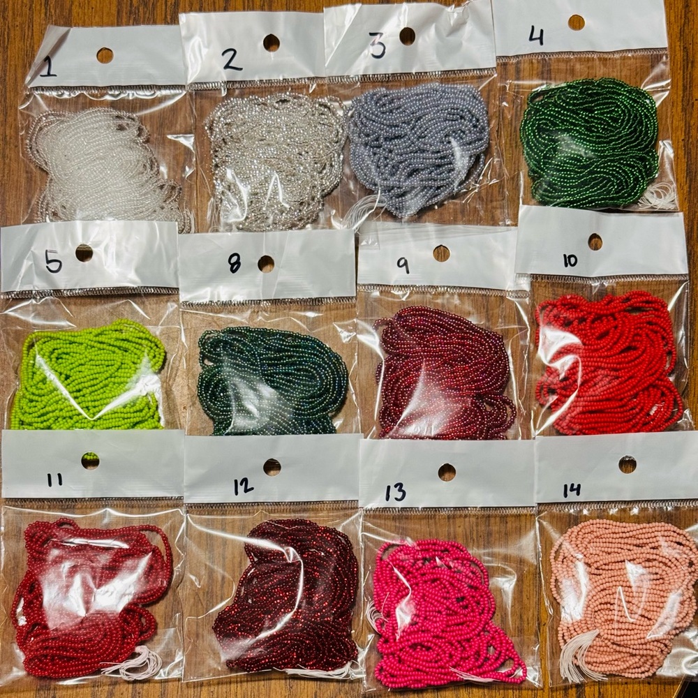 Custom Beaded Hoops - Picture 8 of 16